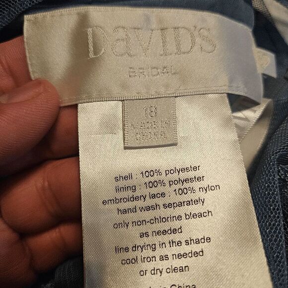 David's Bridal one shoulder Bride maids dress - Picture 11 of 14